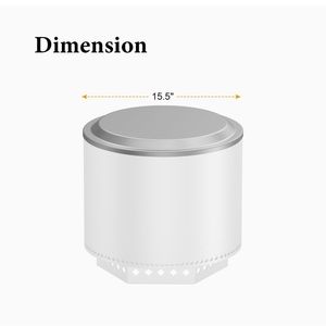 Stainless Steel Fire Pit Cover 15.5'' Pit Lid